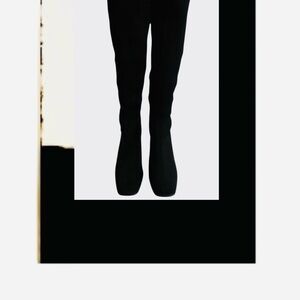 VICTORIA SECRETS COLIN STUART ELEGANT BLACK OVER-THE-KNEE BOOTS